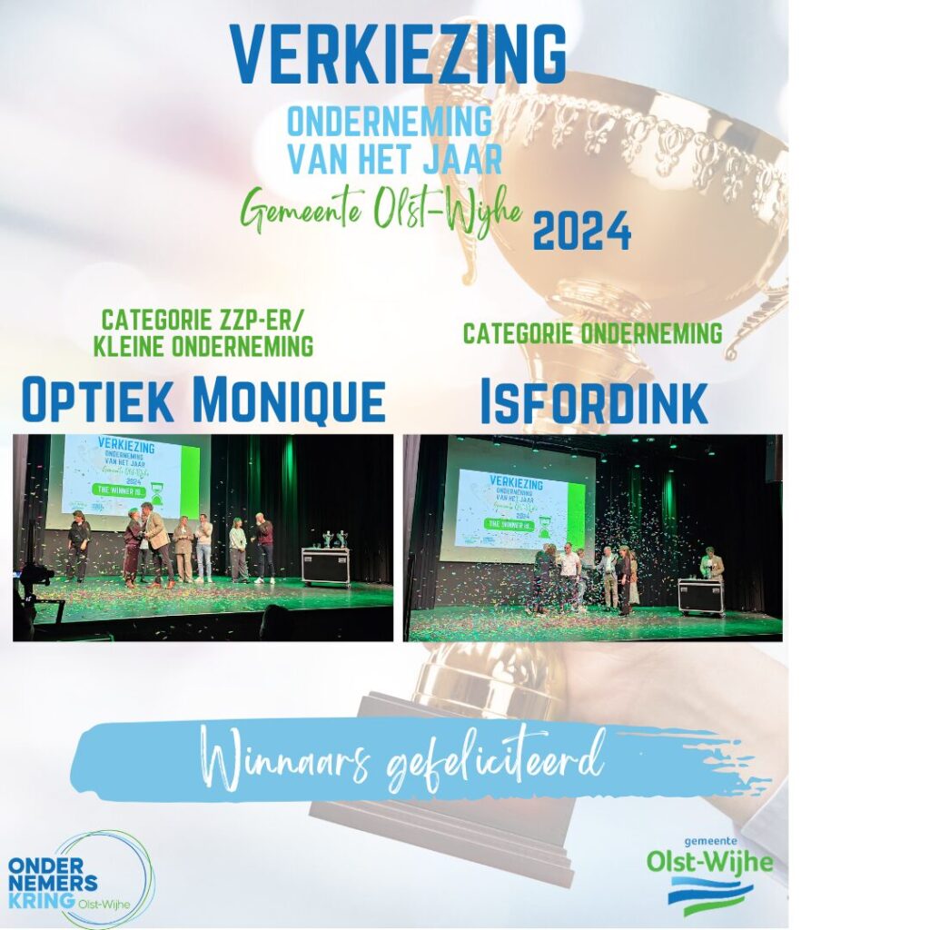 Succesvolle eerste editie ondernemersevent: ONDERNEMERSKRING Olst-Wijhe en de gemeente Olst-Wijhe brengen ondernemers samen